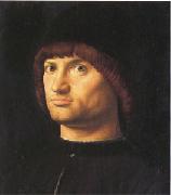 Antonello da Messina Portrait of a Man (mk05) painting